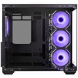Cooler Master Elite 681 PC Case, Mid-Tower, ATX, Tempered Glass, RGB - including 4x 120mm ARGB Fans, Black image number null