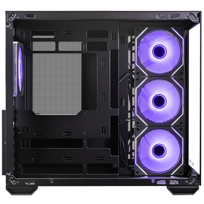 Cooler Master Elite 681 PC Case, Mid-Tower, ATX, Tempered Glass, RGB - including 4x 120mm ARGB Fans, Black image number 6