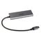 Akasa USB Type C to 4x USB Type A - silver