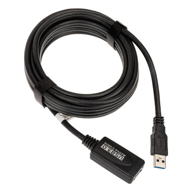 InLine USB-A 3.2 Gen.1 Verl&auml;ngerung, USB-A auf USB-A, schwarz - 5m image number 1