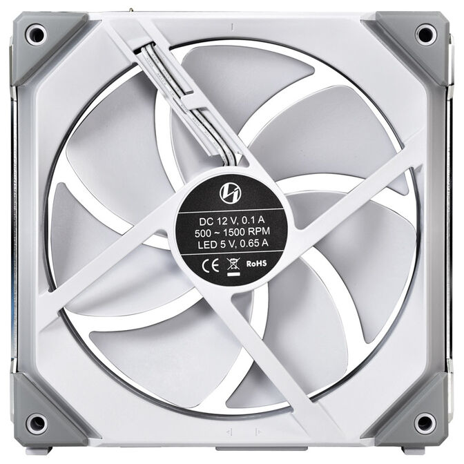 Lian Li UNI FAN SL140 RGB PWM fans, Double Pack incl. controller - 140mm, white image number 3