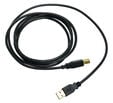 InLine USB 2.0 Cable, A to B, gold-plated, black - 2m image number null