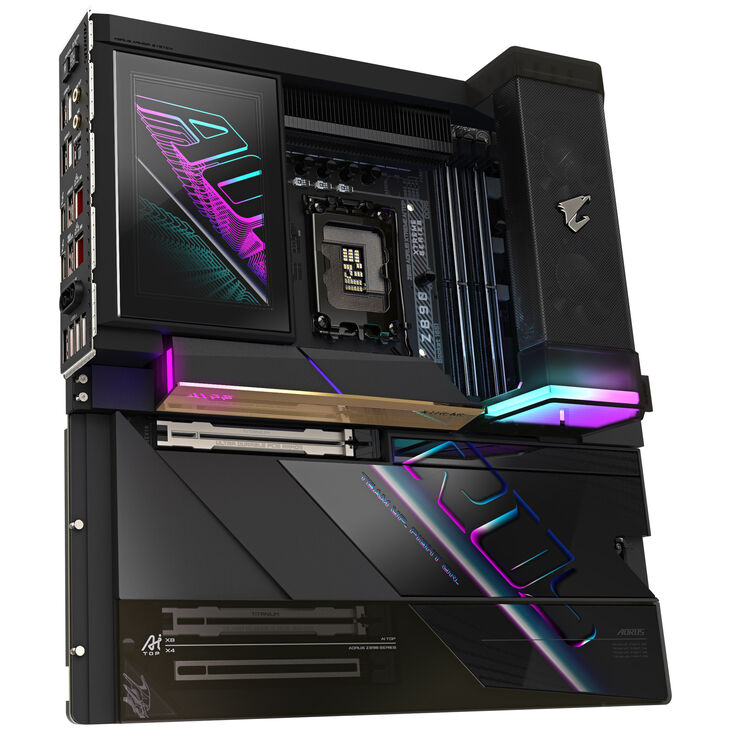 GIGABYTE Z890 Aorus Xtreme AI Top Mainboard, Sockel LGA 1851, Intel Z890, E-ATX, DDR5 image number 1