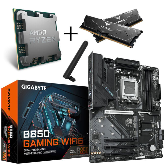 King Mod Systems AMD/GIGABYTE Upgrade-Bundle, AMD Ryzen-CPU, GIGABYTE-Mainboard, DDR5 image number 0