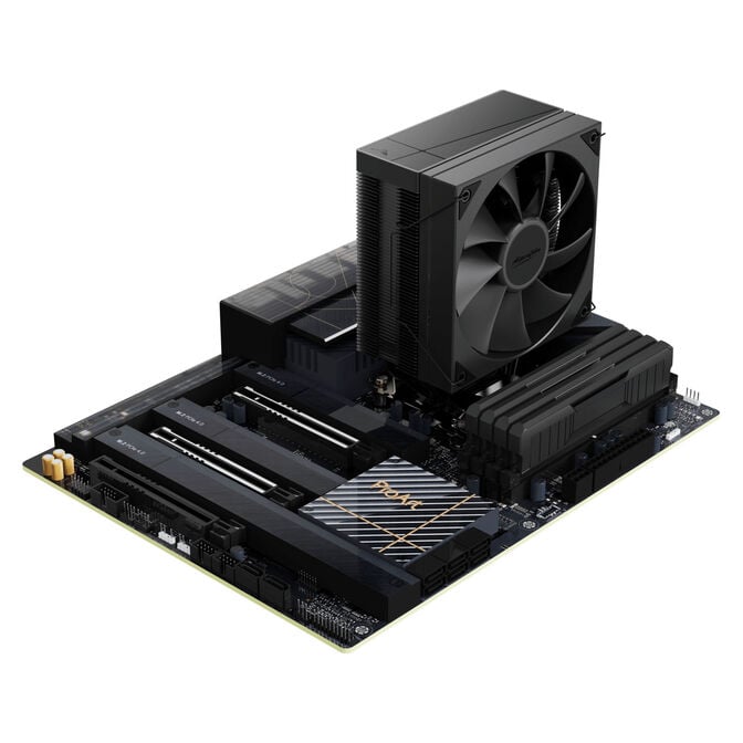Alpenf&ouml;hn Matterhorn 2 CPU-K&uuml;hler, 200 W TDP, 120-mm-PWM-L&uuml;fter - schwarz image number 5