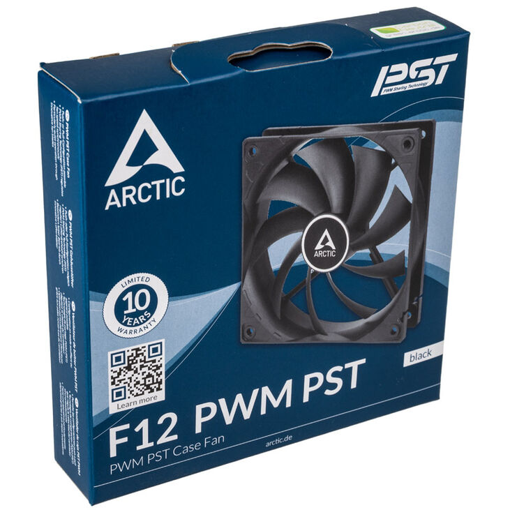 Arctic F12 PWM PST Lüfter, schwarz - 120mm image number 4