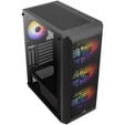 Aerocool Beam-G-BK-v2 Midi-Tower, Tempered Glass - schwarz image number null