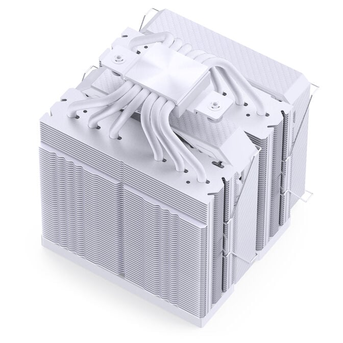 Jonsbo HX6280 CPU-K&uuml;hler, PWM, RGB - 130mm, wei&szlig; image number 4
