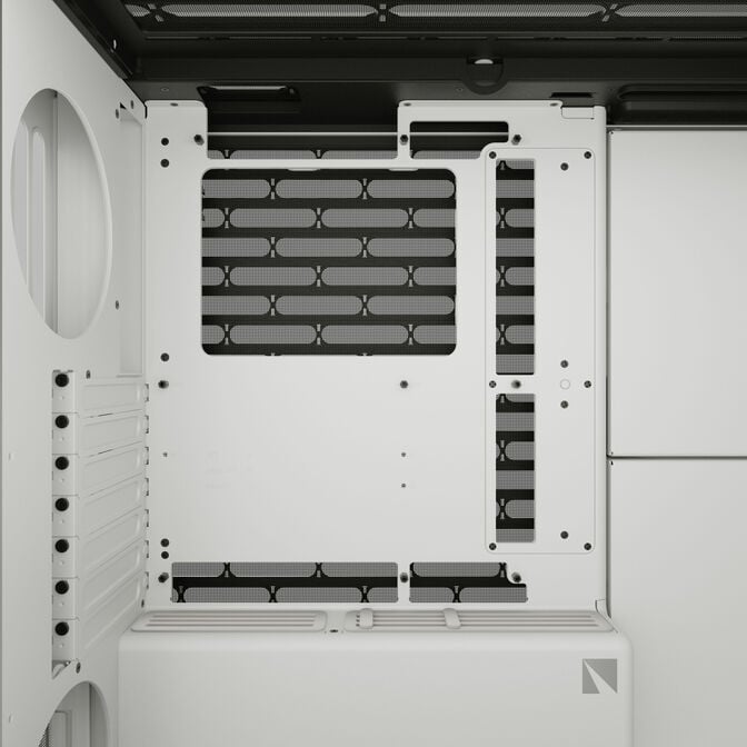 HAVN HS 360 VGPU PC-Geh&auml;use, Midi-Tower, vertikale GPU-Halterung - wei&szlig; image number 12