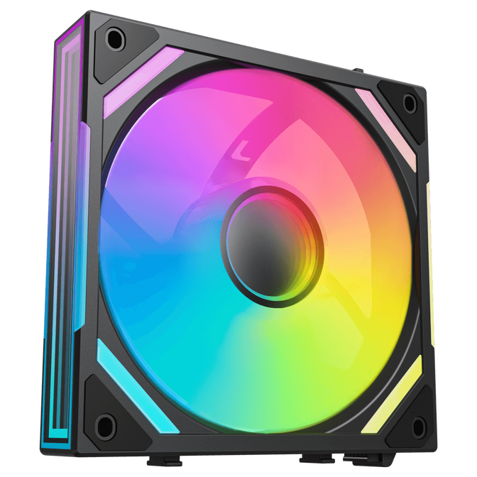 Alpenf&ouml;hn WingBoost 4 PWM-L&uuml;fter, Reverse, RGB - 120mm, schwarz image number 0