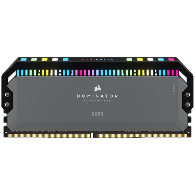 Corsair Dominator Platinum RGB DDR5-6000 RAM, CL30, EXPO - 64 GB Dual-Kit, grau image number 3