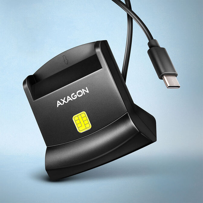 AXAGON CRE-SM4NC USB Smart Card Reader - USB-C image number 1