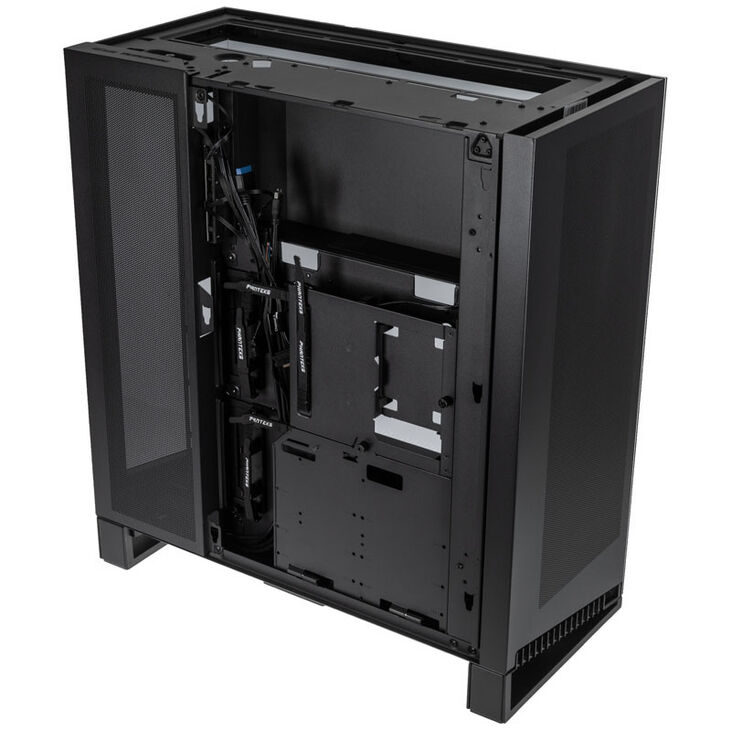 PHANTEKS NV7 - black + D30 PWM Reverse Airflow D-RGB fans, 3-pack - 120mm image number 4