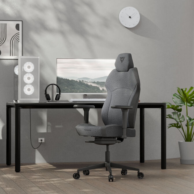 ThunderX3 SOLO 360 Ergonomic Gaming Chair - Loft Air, Dark Grey image number 9