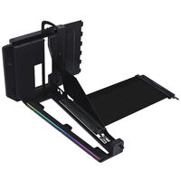 Lian Li Multi-Directional 4 Slots Vertikales GPU-Bracket v3, mit PCIe 5.0-Riser-Kabel - schwarz