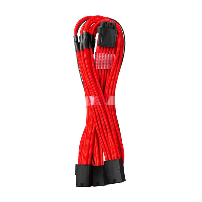 CableMod PRO ModMesh 12VHPWR auf 3x PCI-e Kabel - 45cm, rot image number 0