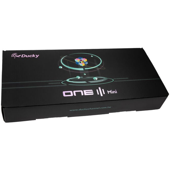 Ducky One 3 Classic Pure White Mini Gaming Keyboard, RGB LED - MX-Brown image number 9