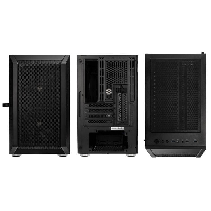 Kolink Citadel Mesh Micro-ATX case - black image number 3