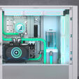 Corsair iCUE Link XD6 RGB Elite Pump Reservoir Combo - white image number null