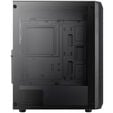 Aerocool Beam-G-BK-v2 Midi-Tower, Tempered Glass - schwarz image number null