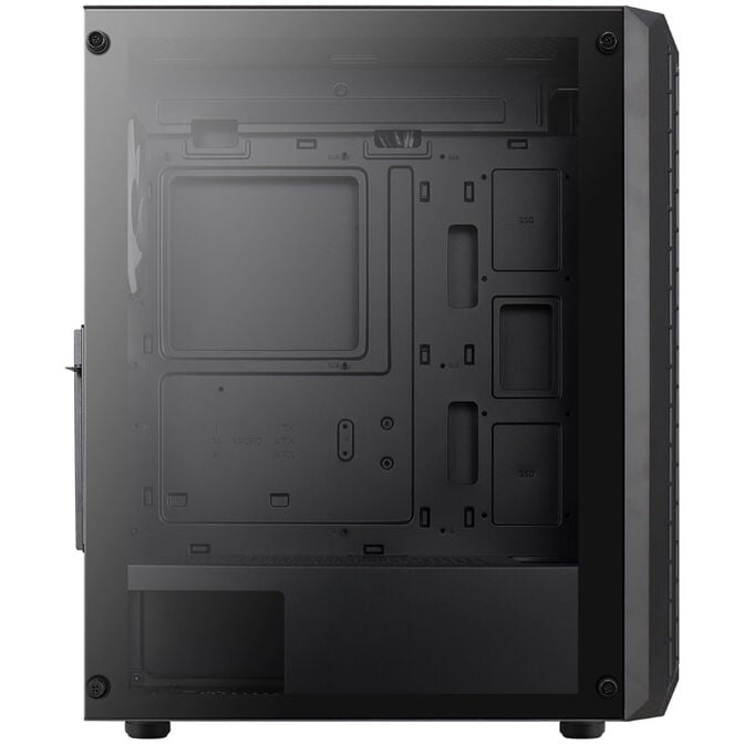 Aerocool Beam-G-BK-v2 Midi-Tower, Tempered Glass - schwarz image number 9
