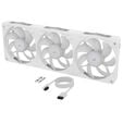 CORSAIR iCUE LINK RX360 II Unified Frame RGB Triple-Fan PWM-L&uuml;fter, 2.100U/min &ndash; Wei&szlig; image number null