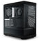 Hyte Y40 PC Case, Mid Tower, Tempered Glass - Black