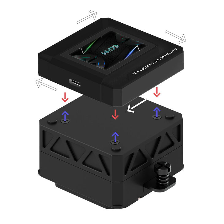 Thermalright Frozen Warframe SE Wasserkühlung, ARGB - 360mm, schwarz image number 4