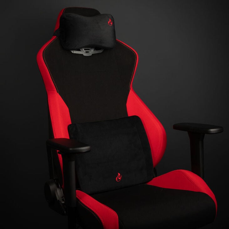 Nitro Concepts Memory Foam Cushion Set - Black/Red image number 1