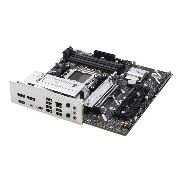 ASUS PRIME B840M-A WiFi motherboard, AM5 socket, AMD B840, Micro-ATX, DDR5 image number 6
