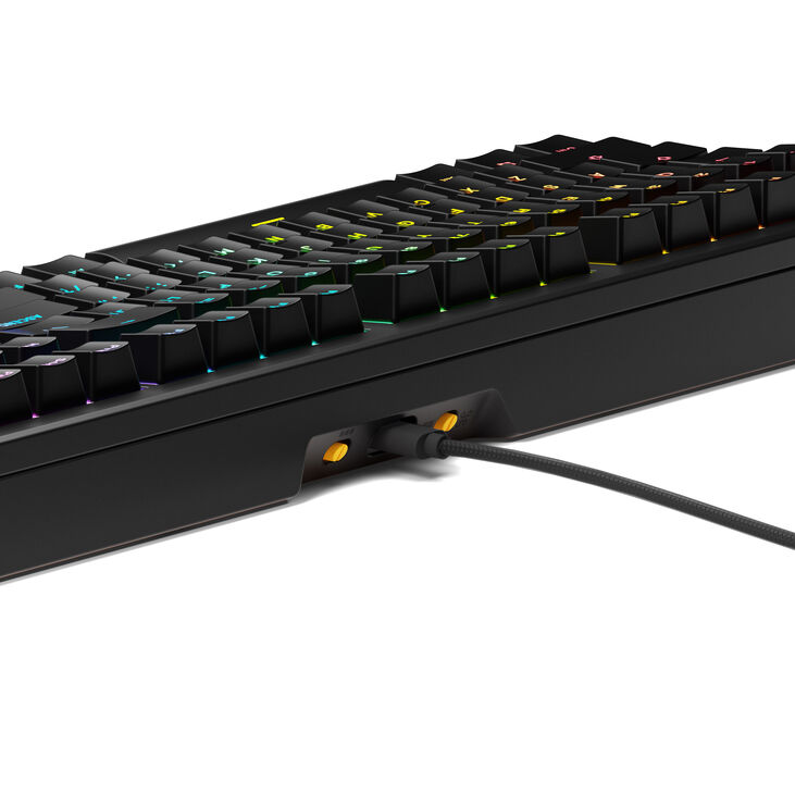 Glorious GMMK 3 100 % Custom Gaming-Tastatur - Pre-Built, ANSI (US), Fox Switches, schwarz image number 3