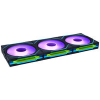 Lian Li UNI FAN SL-INF Wireless L&uuml;fter, ARGB, PWM - 3er-Pack, mit Controller, Reverse-Blade, 120mm, schwarz
