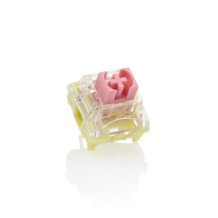 Ducky TTC Gold Pink Switch, mechanical, 3-Pin, linear, MX-Stem, 37g - 110 pieces image number 1
