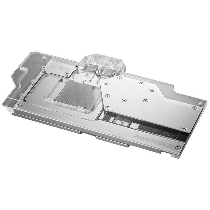 PHANTEKS Glacier G6000 STRIX GPU Water Block, ASUS RX 6800/6900 Strix/TUF, D-RGB - with Backplate, silver image number 2