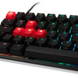 Ducky One 2 SF Gaming Tastatur, MX-Speed-Silver, RGB LED - schwarz image number null