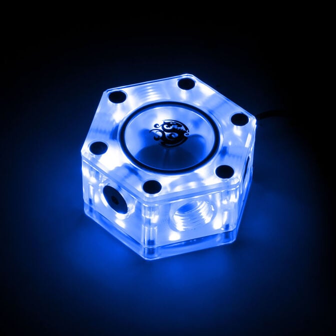 Bitspower Hexagon Flow Indicator-RGB image number 5