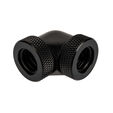 Raijintek Connector PELIAS D140906, 14mm, 90 Degree Adapter - 6-Pack, black image number null