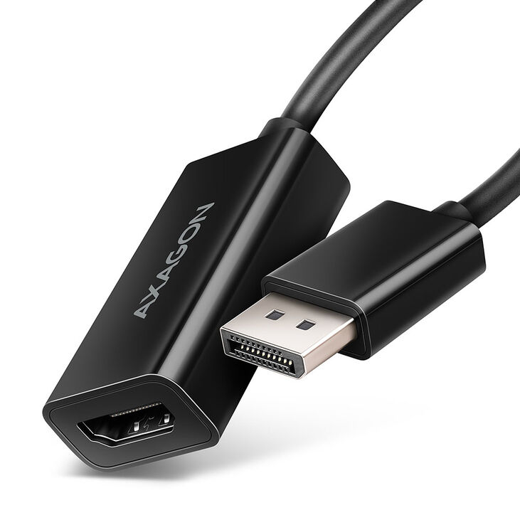 AXAGON RVD-HI20N DisplayPort auf HDMI Adapter, 4K/60Hz - 15cm image number 0
