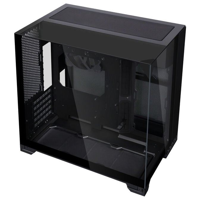 Lian Li O11 Vision-M PC-Geh&auml;use, Micro-ATX, Tempered Glass - schwarz image number 1