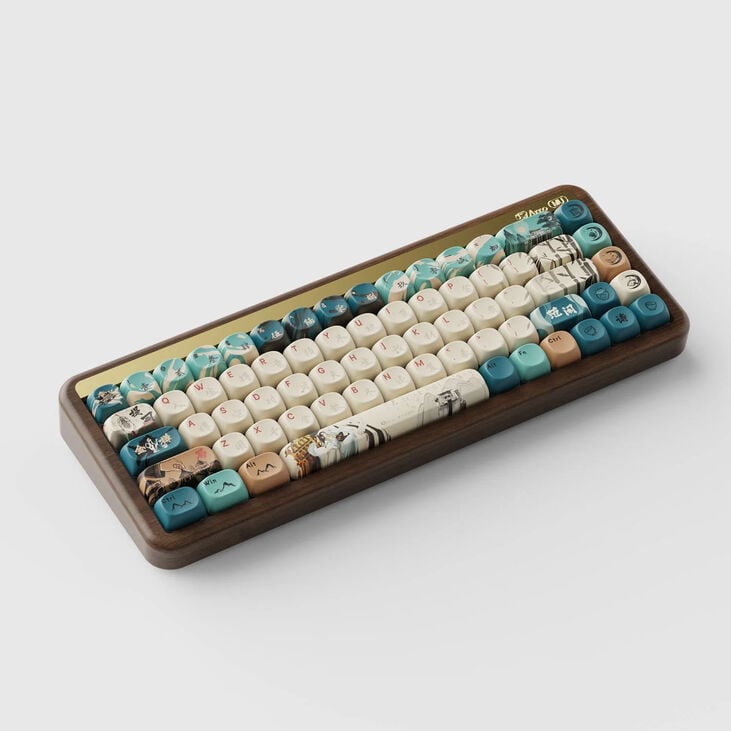 AKKO MU01 Joy of Life Gaming Keyboard, RGB - 65%, Botany Switches, ANSI Layout (US) image number 1