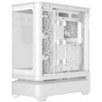 ASUS Prime AP304 ARGB PC Case, Mid Tower, ATX, ARGB, Tempered Glass &ndash; white image number null