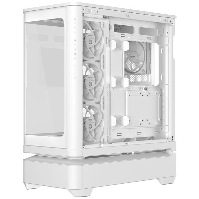 ASUS Prime AP304 ARGB PC Case, Mid Tower, ATX, ARGB, Tempered Glass &ndash; white image number 7