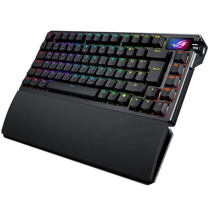 ASUS ROG Azoth Extreme Gaming Tastatur, PBT, hot-swap, ROG NX SNOW - schwarz image number 0