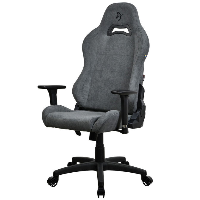 Arozzi Torretta Gaming Stuhl, Soft Fabric - grau image number 2