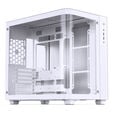 Jonsbo TK-3 PC Case, Mid Tower, ATX, Tempered Glass - White image number null