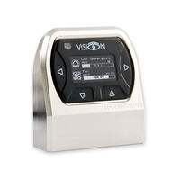aqua computer VISION Touch table device, matt nickel-plated, IR, temperature measurement