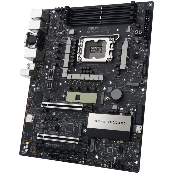 ASUS Pro WS Z890-ACE SE motherboard, LGA 1851 socket, Intel Z890, ATX, DDR5 image number 8