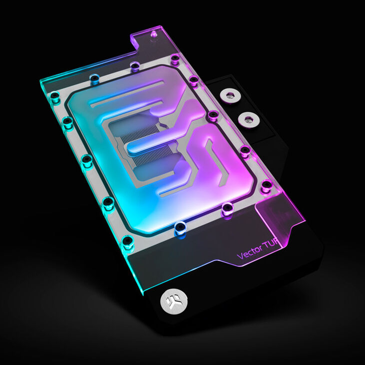 EK Water Blocks EK-Quantum Vector TUF RTX 3070 D-RGB - Nickel + Acrylic image number 2