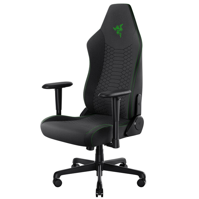 Razer Iskur V2 X Gaming Chair, integrated lumbar support, reclining - black, fabric image number 2