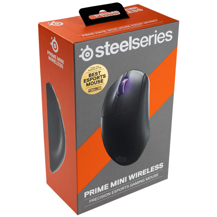 SteelSeries Prime Mini Wireless Gaming-Maus - schwarz image number 8